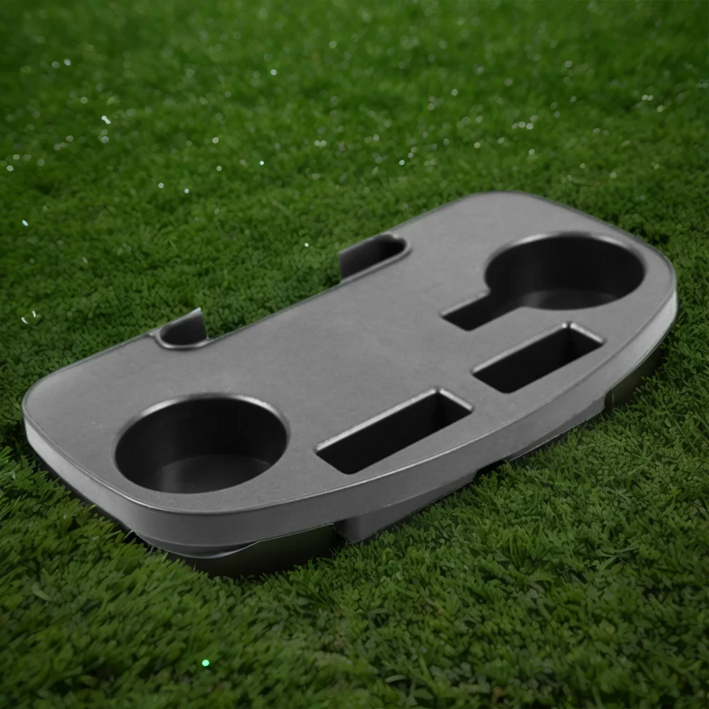 Clip Table Tray with Mobile Device Slot Folding Camping Chair Clip Side Table Chair Cup Holder for Fishing Camping Beach