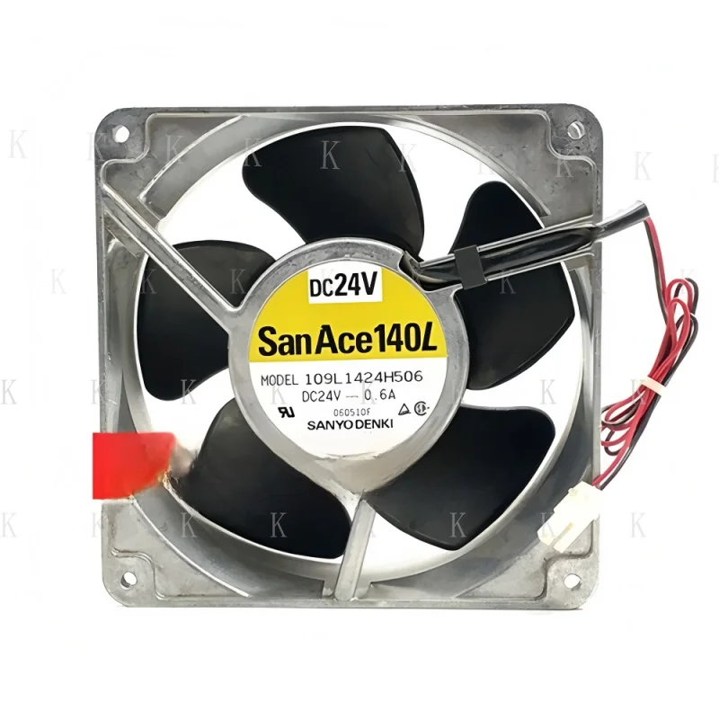 

C ДЛЯ высокопроизводительного охлаждающего вентилятора Sanyo 109L1424H506 140*140*50 мм 24 В 0,6 А