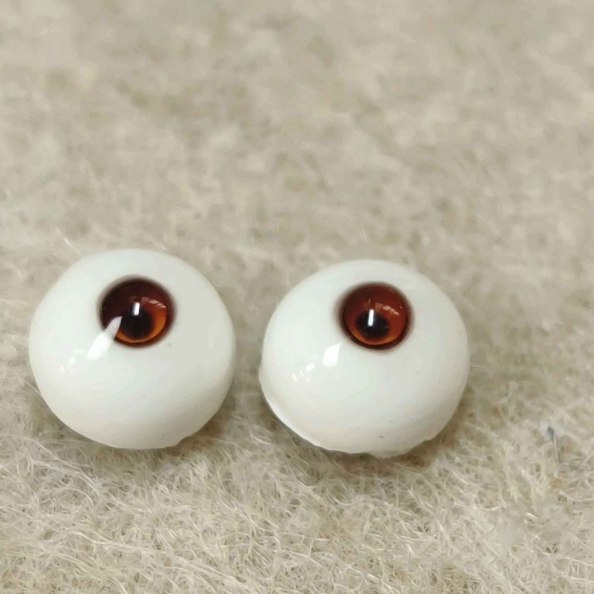 2mm 3mm 4mm 6mm 7mm 8mm 9mm 10mm BJD Doll Safety Eyes, 1/12 1/8  Plaster Craft Eyeball Toy Accessories