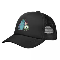 Monsters Inc Mates James P. Sullivan Mesh Baseball Cap Men Sport Sun Hats Hat Breathable Snapback Caps Trucker Cap Washable