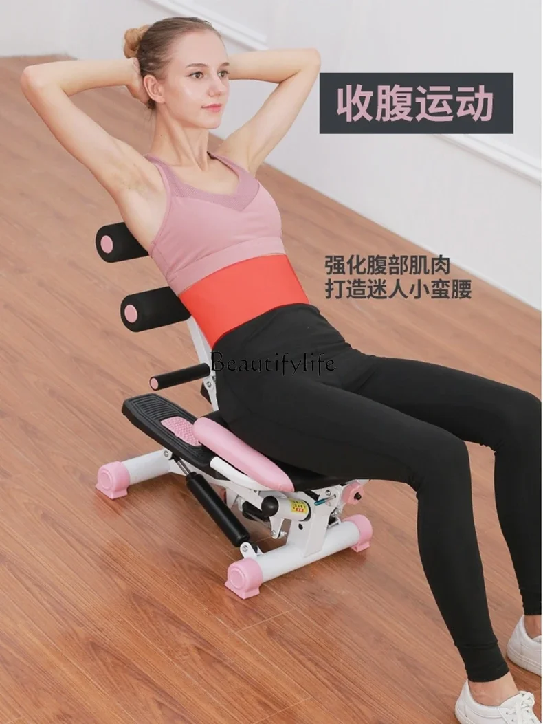 Auxiliary fitness equipment Household multi-functional in-situ mountaineering step-by-step abdominal machine