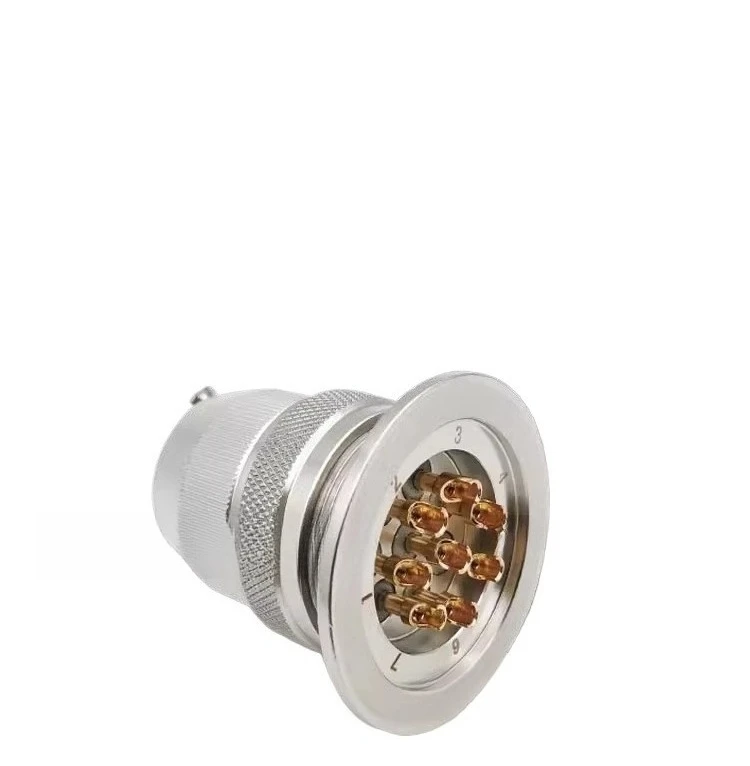 KF16/25/40 Hermetic Air Passage Plug Glass Sintered Vacuum Feed Through 304 Stainless Steel Install