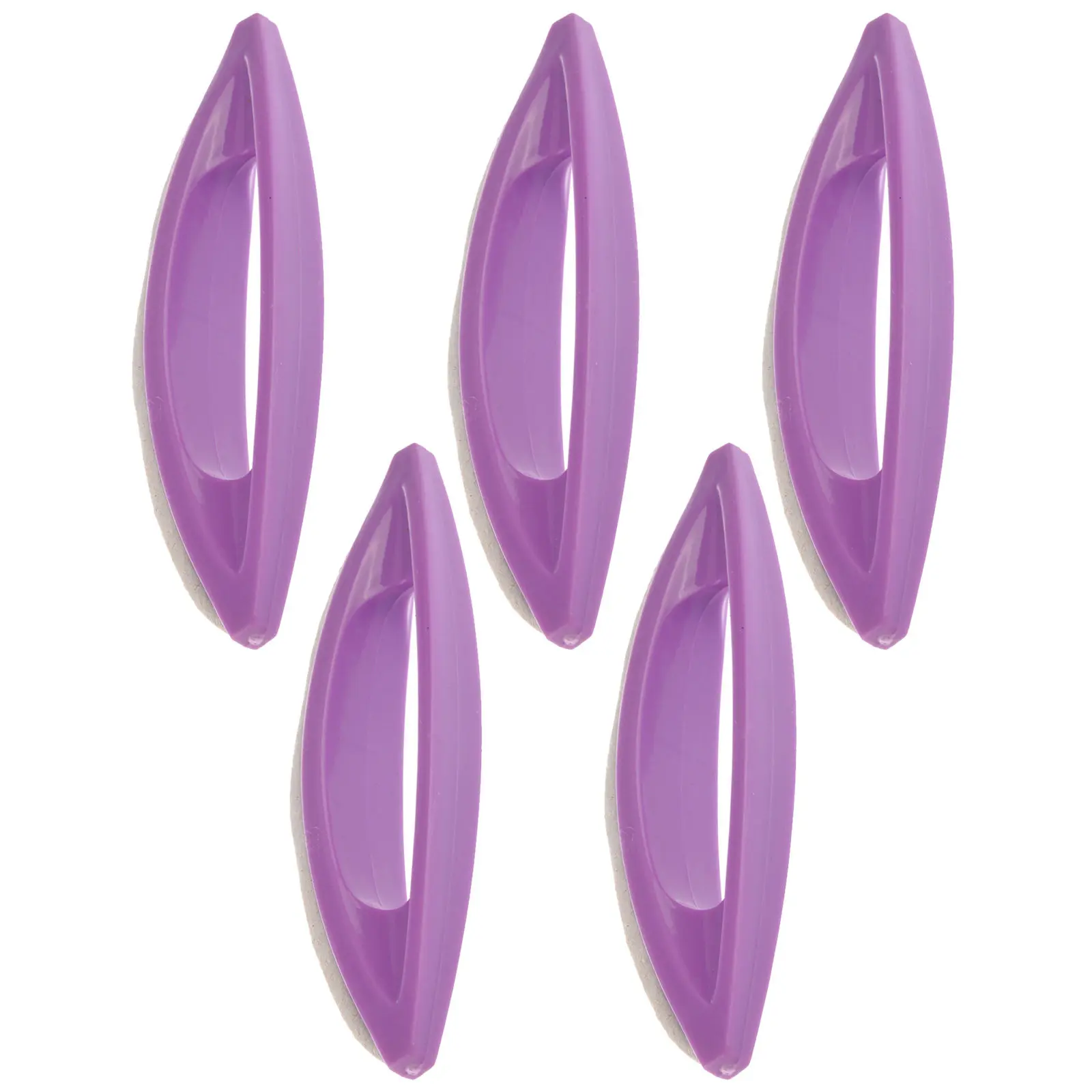 

5Pcs Nail Art Polish Brush Professional Buffer for False Natural Nails No Polish Needed Manicure Tool Purple Design