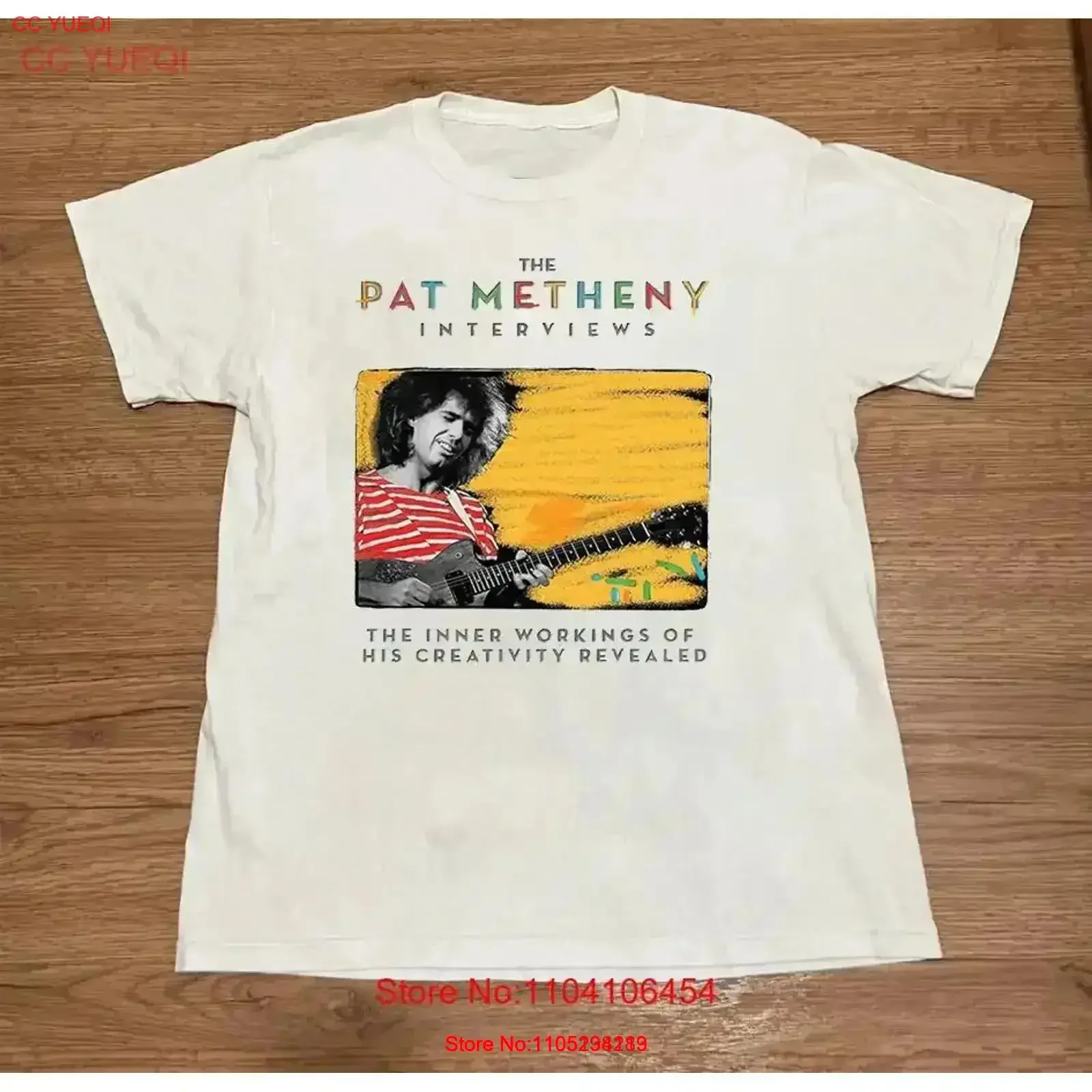 Pat Metheny The Interviews White 100 Cotton T Shirt UU544 vintage Washed Top For Everyday Wear streetwear Slightly vintage