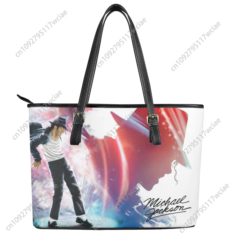 

Michael Jackson Custom Handbag Womens Dance Moonwalk Personalized Tote Bag Shoulder Bag Business Leather Purse Travel Bag Gift