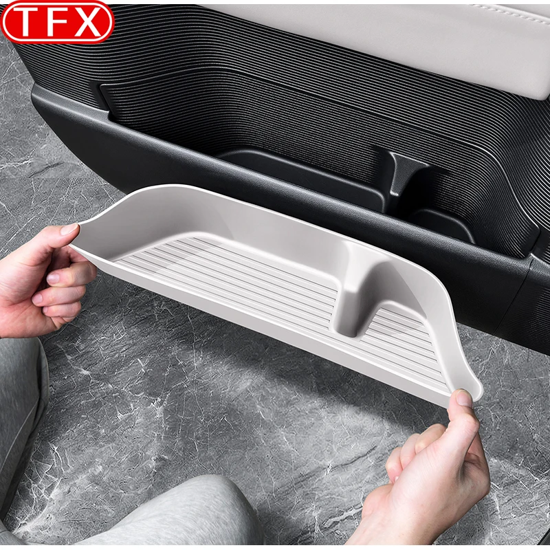 For BYD Leopard Titanium 7 2025 2026 Car Styling Door Storage Box TPE Door Slot Storage Box Storage Pocket  Box Auto Accessories
