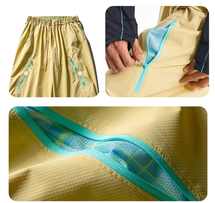 Herren Outdoor Wasserabweisende Leichte Cargohose – 3D-Schnitt, Schnelltrocknend & Atmungsaktiv für Wandern & Freizeitkleidung – Detail 8