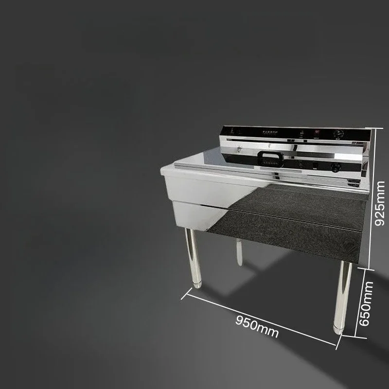 Large capacity vertical electric fryer, automatic constant temperature fritters machine
