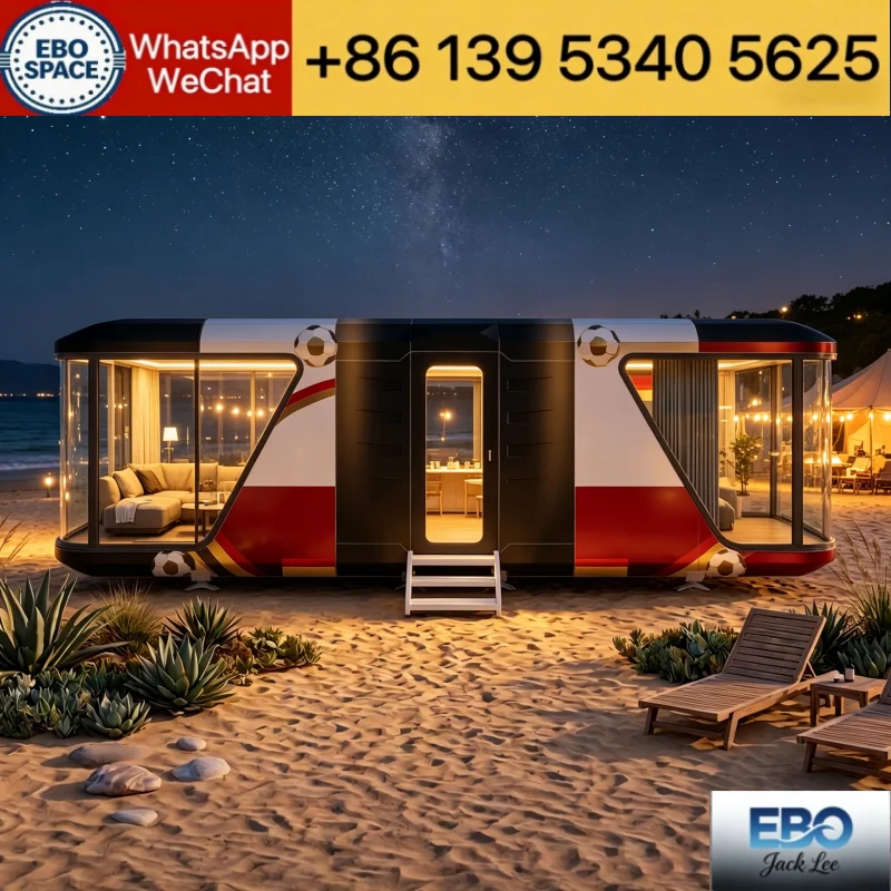 Energy Saving Expandable Prefab Container House Sound Insulation Mobile Tiny Villa Backyard Guest Room
