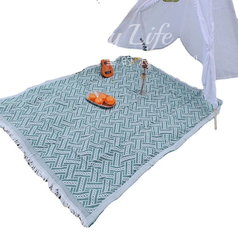 90x90cm Picnic Mat Hiking Outdoor Portable Beach Blanket Folding Cover Blanket Trunk Mat Tablecloth Camping Equipment