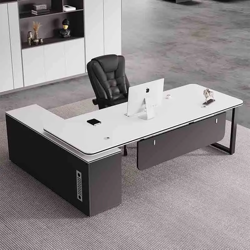 Writing Reception Office Desks Laptop Bureau Modern Luxury Office Desks Multifunctional Arbenic Scrivania Cameretta Furnitures image 4