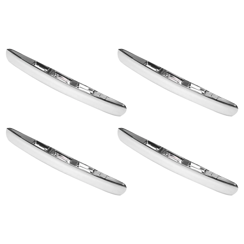 

4X Rear Chrome Tailgate Boot Lid Handle For Nissan Qashqai J10 2007-2014 Without I-Key And Camera Hole