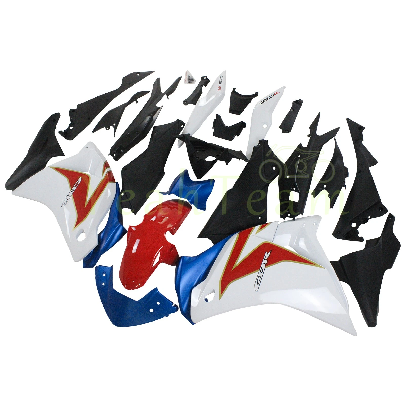 Fit For 2011-2016 HONDA CBR250 Motorcycle Fairing Set OEM Replacement ABS Plastic Body Cover,White Blue Red