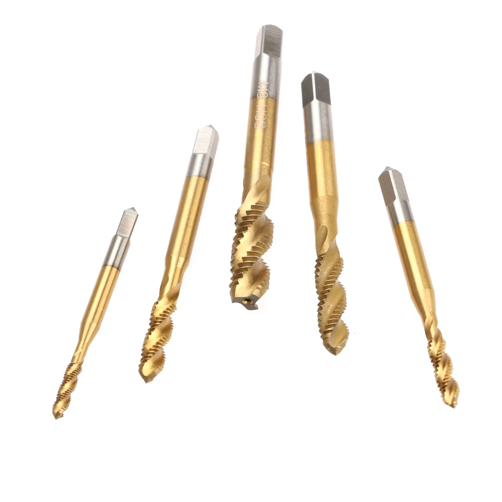 Ручные инструменты DRELD винт из быстрорежущей стали M3 M4 M5 M6 M8, титановый спиральный кран с прямой канавкой, метрический станок, винтовые краны, резьбовой станок