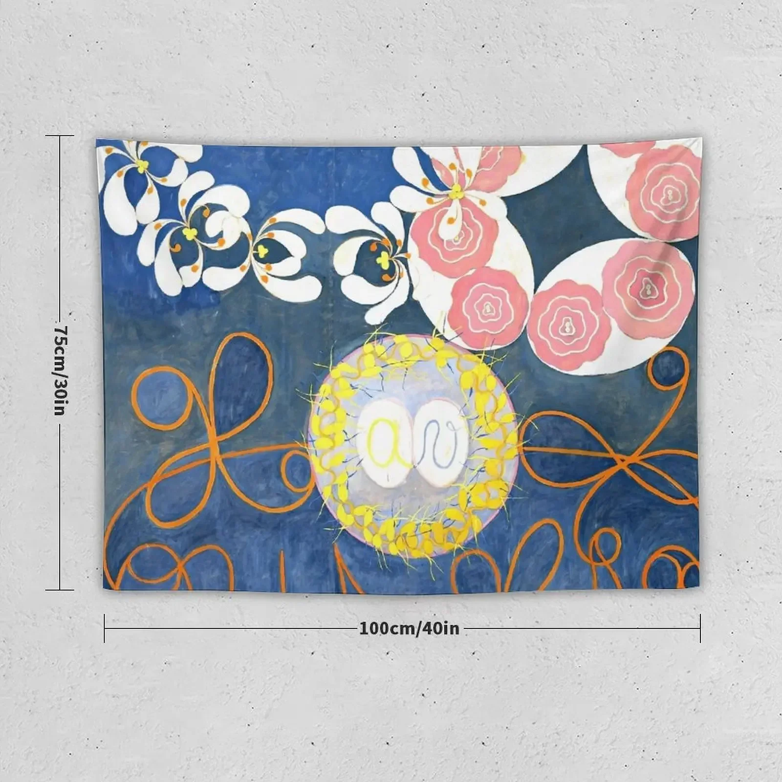 Hilma af Klint The Ten Largest, No. 01, Childhood, Group IV Tapestry Bedroom Decorations Tapestry