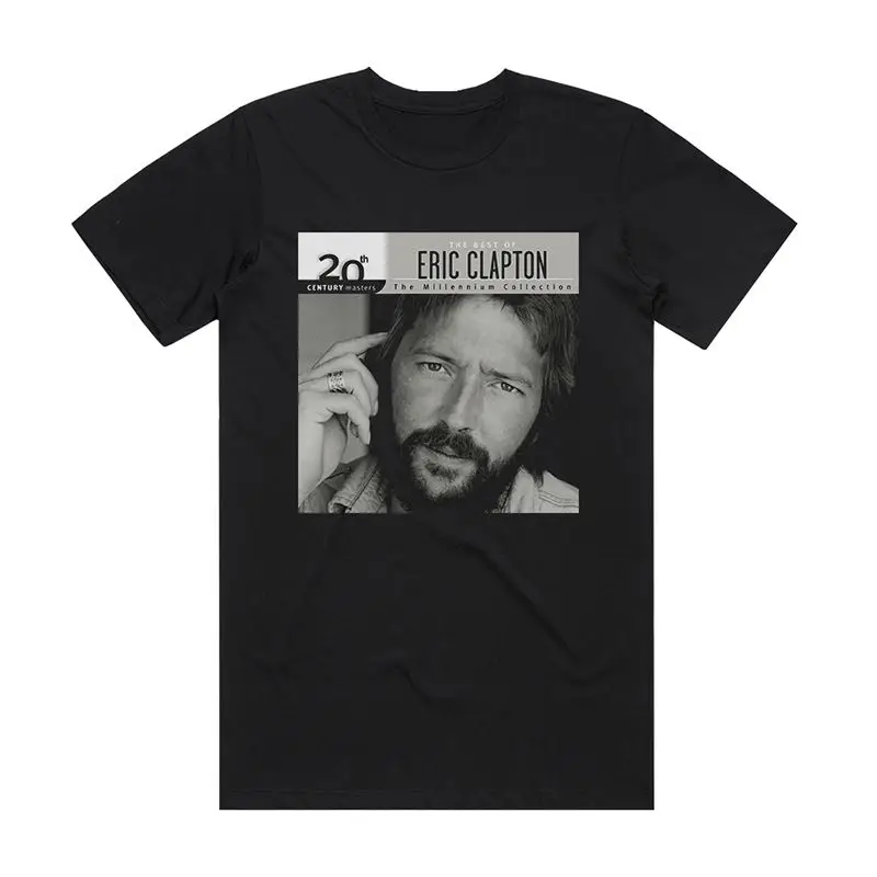 

Мужская футболка Eric Clapton Musician Rock, лето 2025 г., свободная и удобная мужская и женская модная футболка с коротким рукавом