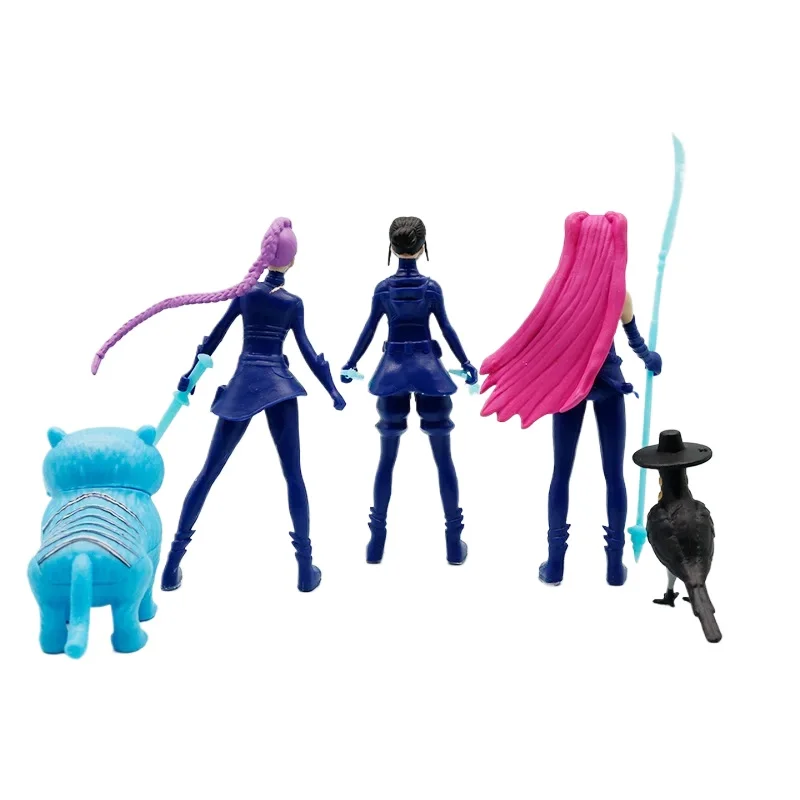 Kpop Demon Hunters Figure Model Toy PVC Cartoon Home Decors Peripherals Halloween Desk Decoration Collection Figures Model Toy