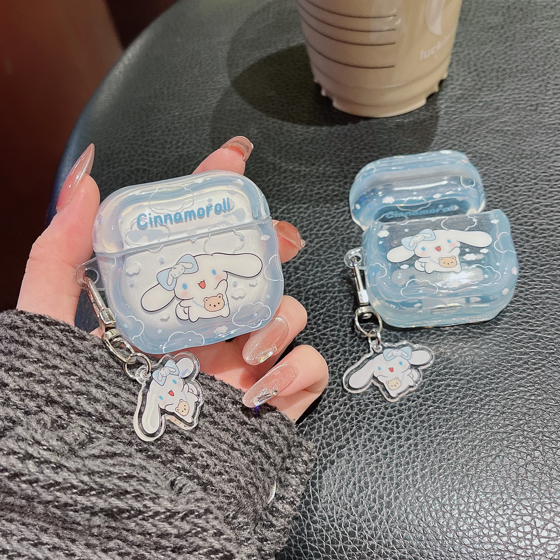 Birthday Preferred Gift Anime For Cinnamoroll Cartoon Cute Anti-fall Headphone Case High Quality For Airpods Pro3,2,3,4,Pro2 - view 3