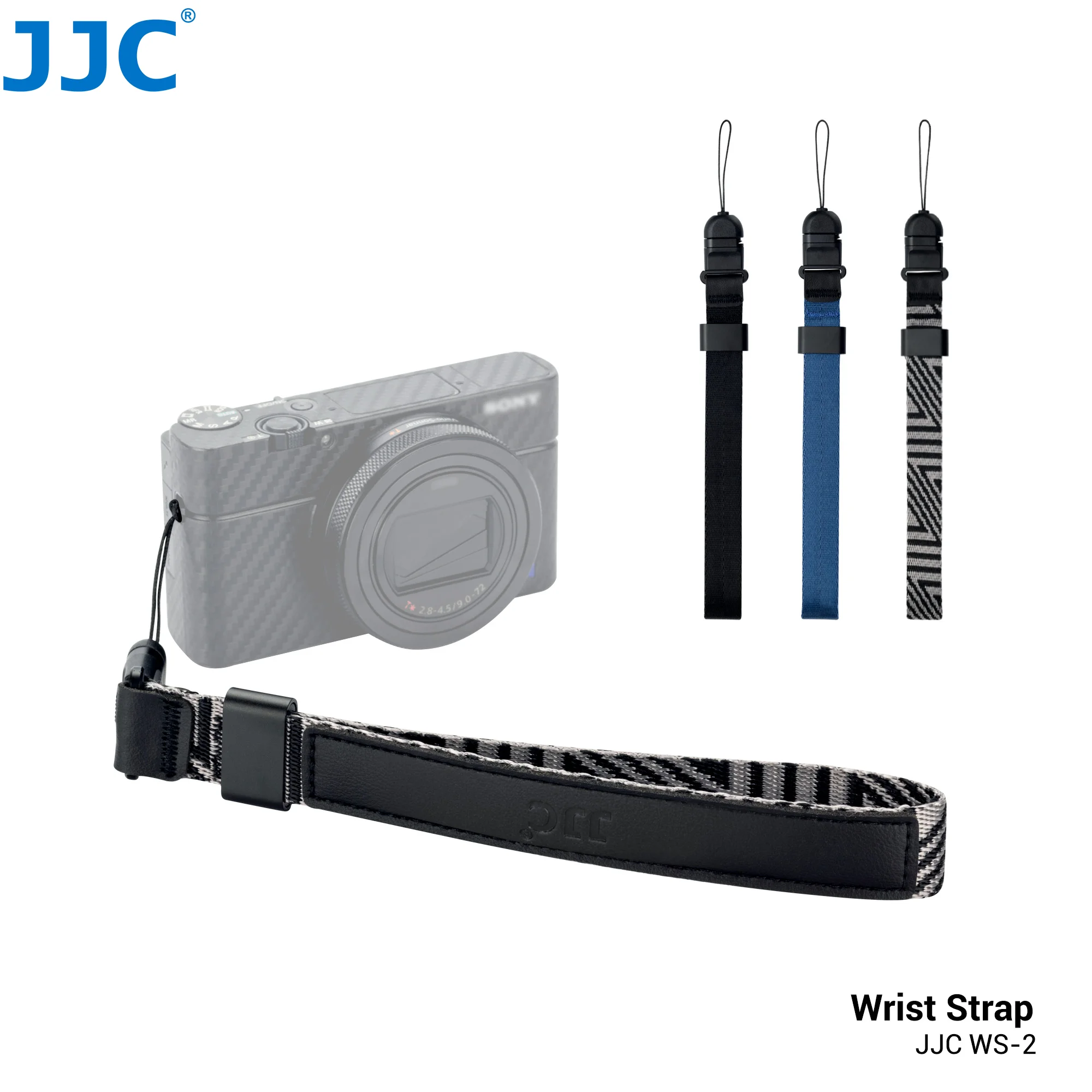 JJC Camera Wrist Strap Hand Grip for Leica D-LUX 7 Sony ZV-1 ZV-1II ZV-1F RX100 Canon G7X G5X Ricoh GRIII GRIIIx Fuji X100V