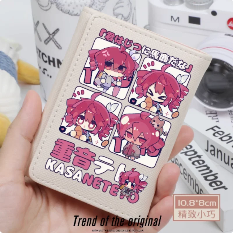 

Аниме Kasane Teto модный кошелек из искусственной кожи, держатель для карт, сумка для денег, подарок для косплея B2151