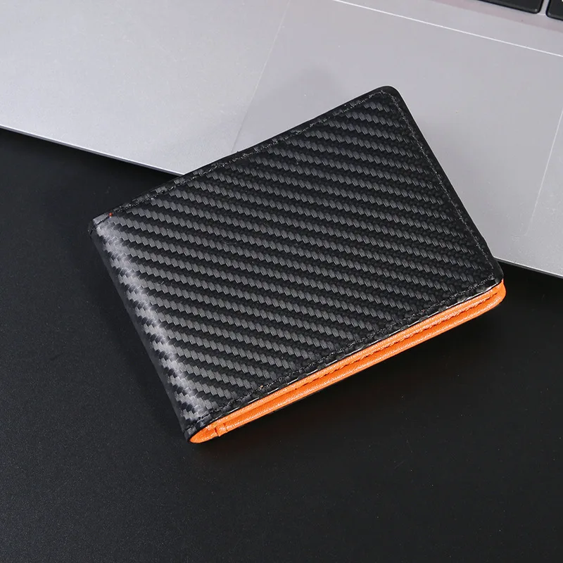 Cross-Border Ultra-Leather RFID Anti-Theft Card Holder Multi-Functional Wear-Resistant Bruing Card Sve