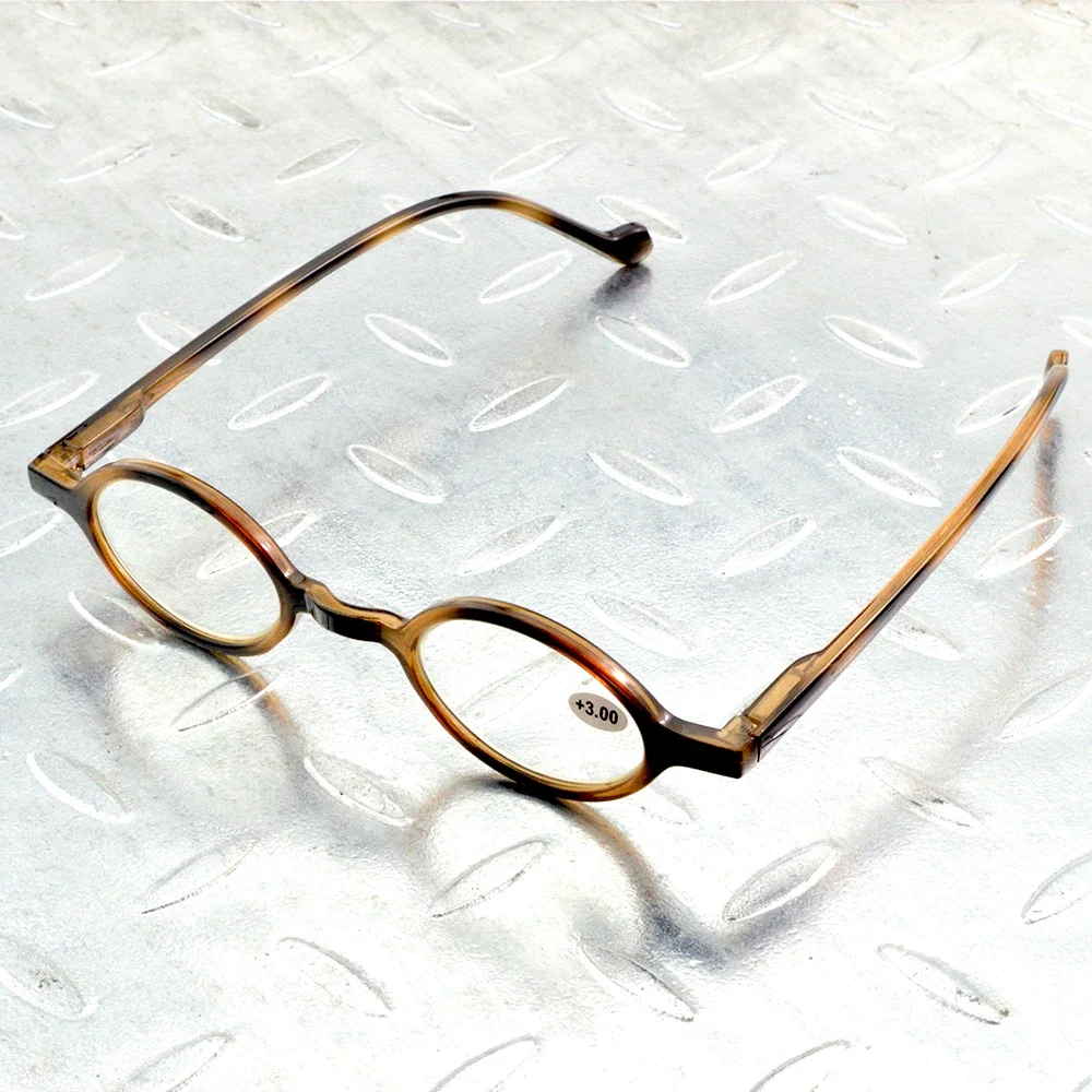 

Mini Leopard Print Handcrafted Round Retro Frame Spring Temple Fashion Women Reading Glasses +0.75 +1 +1.25 +1.5 To +4