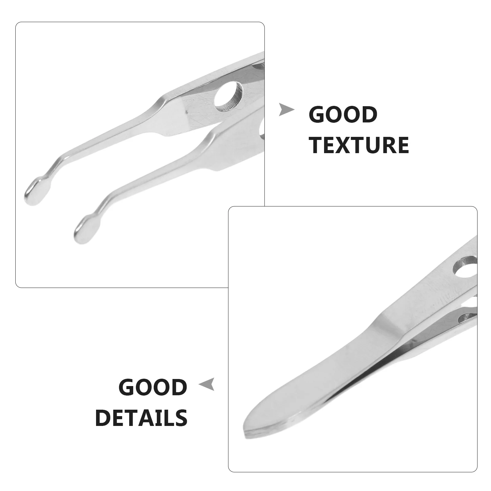 Meibomian Pinzette mit runder Spitze, Präzisions-Augenlid-Massagewerkzeug, Stahl-Expressor-Auge für Männer und Frauen, Reisen, Gesichtspflege