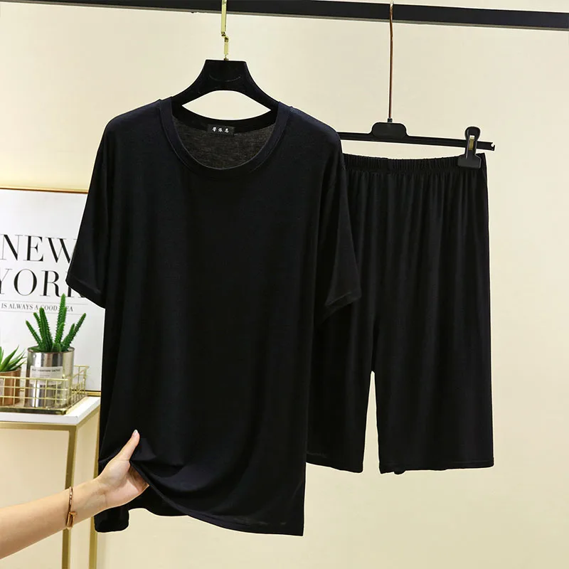 Black (short sleeves + shorts suit)