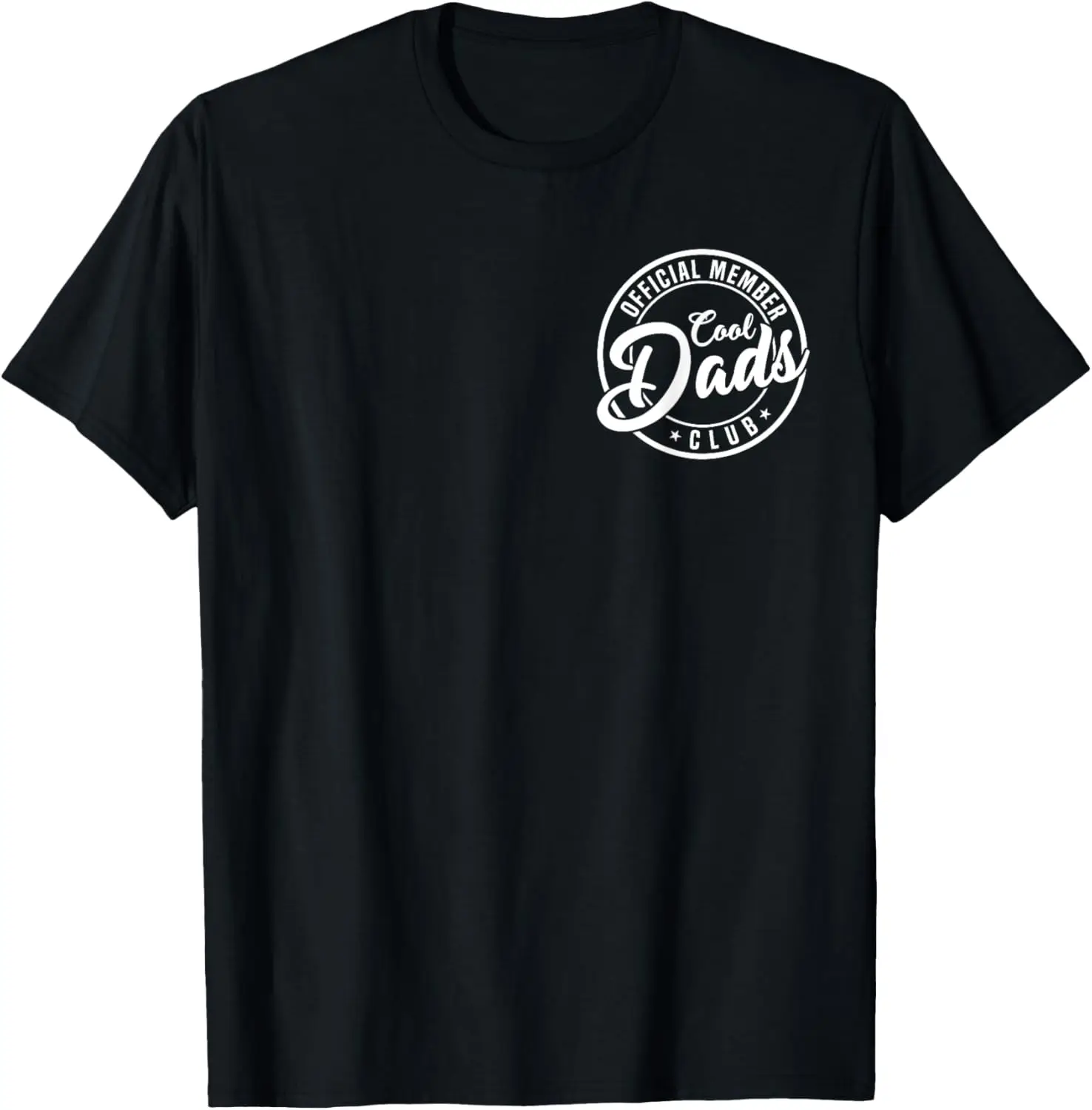 

Official Member Cool Dads Club 2 Sided Funny Fathers Day T-Shirt