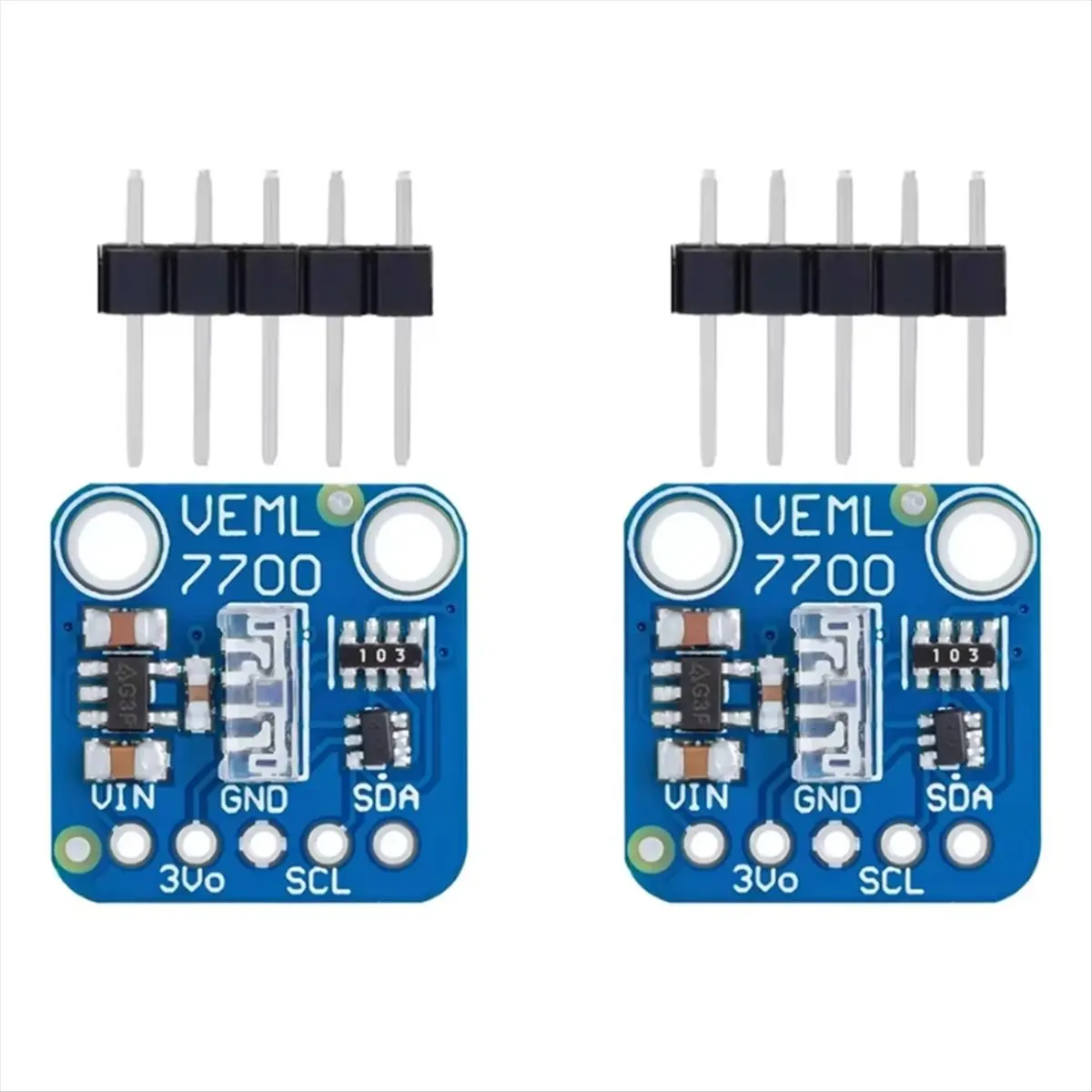 《Factory Direct》2PCS VEML7700 Ambient Light Sensor Module 120k Lux Light Measuring Sensor Board Interface for