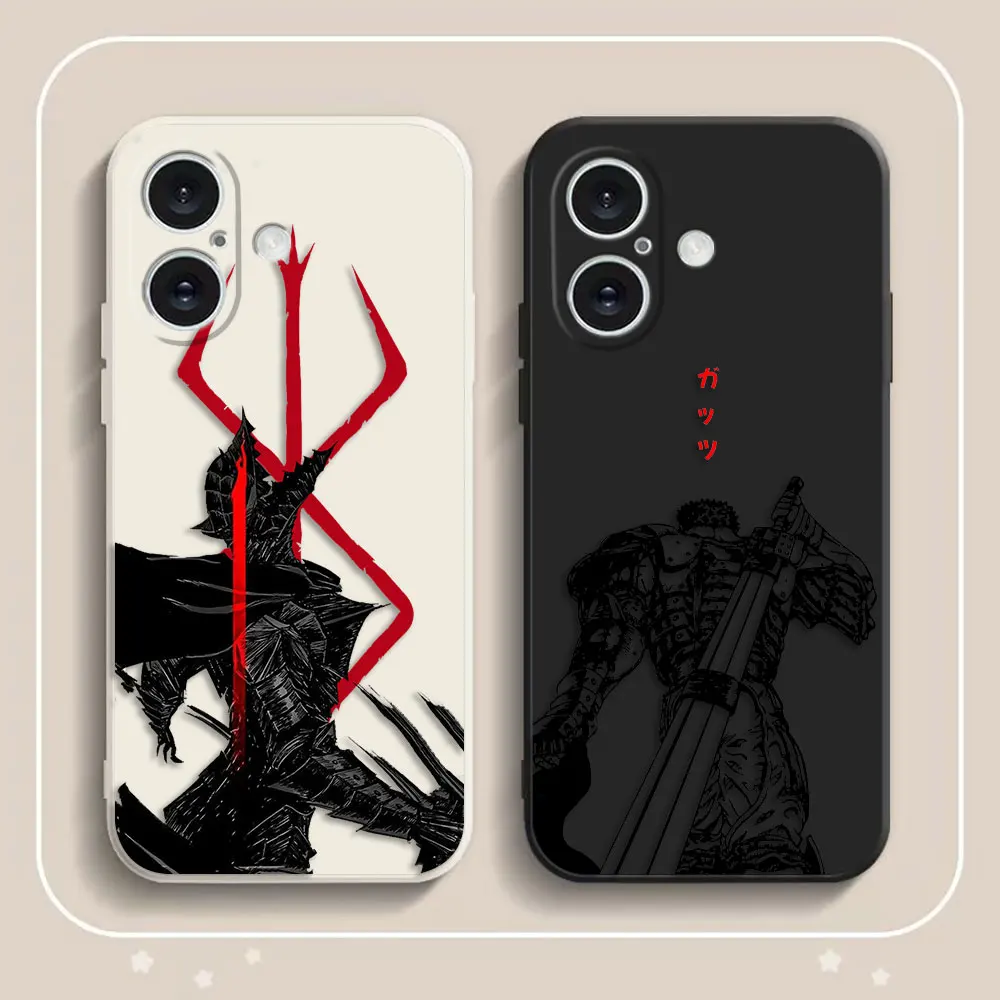 

Berserk Guts Dragon Warrior Custom Photo Phone Case For iphone Apple 16 16E 15 14 13 12 11 X XS XR 8 7 PRO MAX PLUS 5G TPU Case