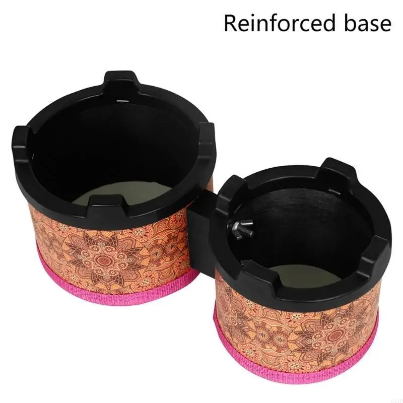 

Unique Decal Bongos Drum Rhythm Toy Hand Drum for Beginner and Children