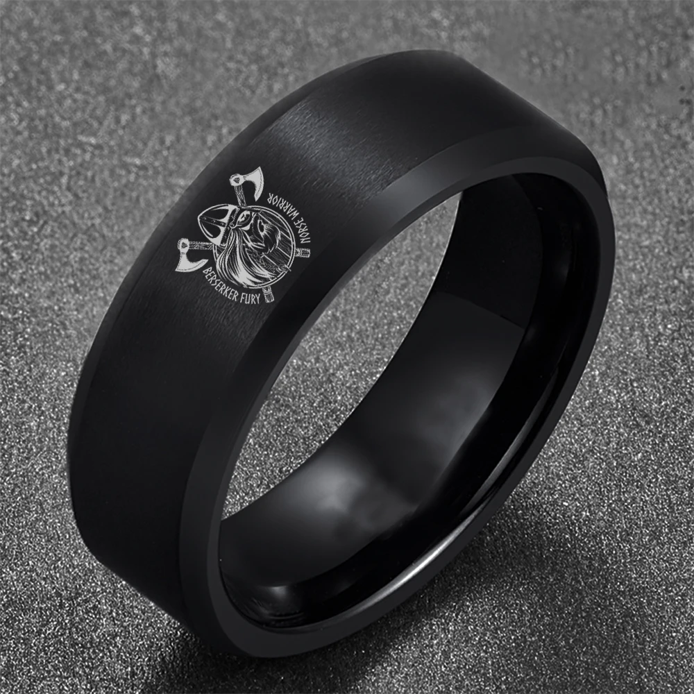 Nordic Pirates Celtic Eumus Warrior Predator Stainless Steel Unisex Ring Stylish Vintage Jewelry Gift