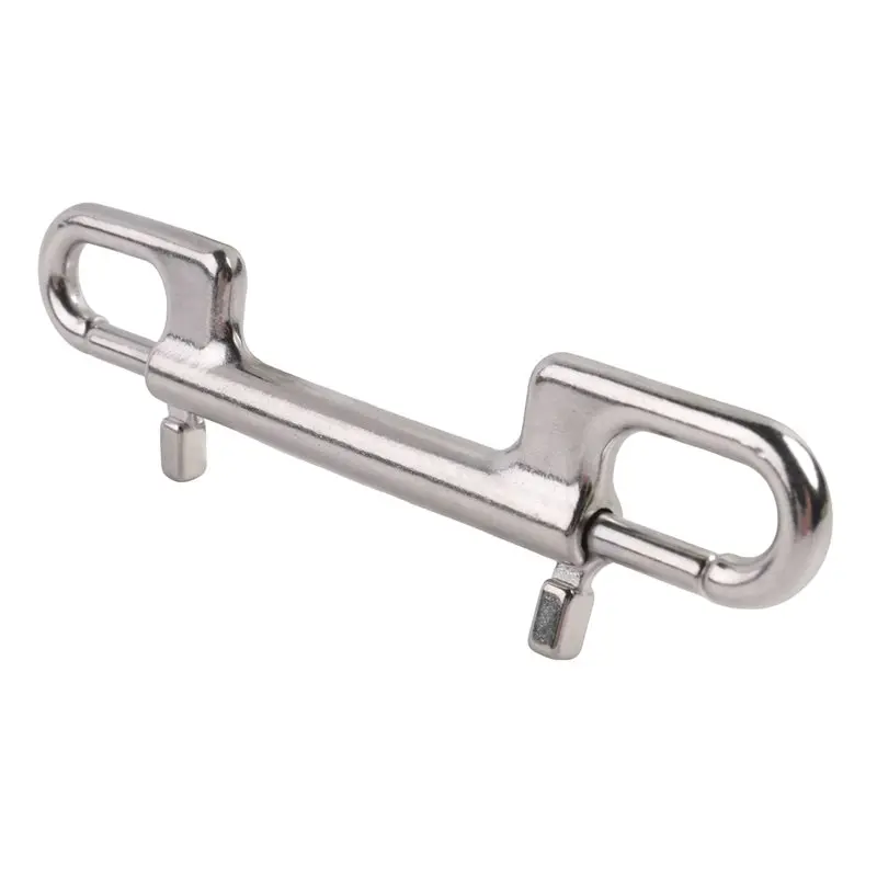 AS94-Diving Hook Stainless Steel Double Ended Bolt Snap Hook For Scuba Diving Pet Leash Camera Strap Keychain Hammock
