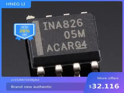 

100% NEW NEW 50pcs/lot INA826AIDR INA826AID INA826 SOIC-8 MODULE new in stock NEW