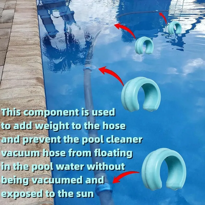 

2 шт., утяжелители для шлангов для бассейна типа C, замена шланга для Zodiac Baracuda, очистители для бассейна, аксессуары для бассейна