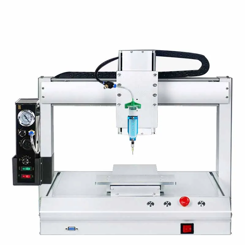 Hot-selling Customizable High-Speed Four Axis 3D Glue Dispensing Machine 1-Year Warranty Bearing Motor Pump Engine Gearbox PLC