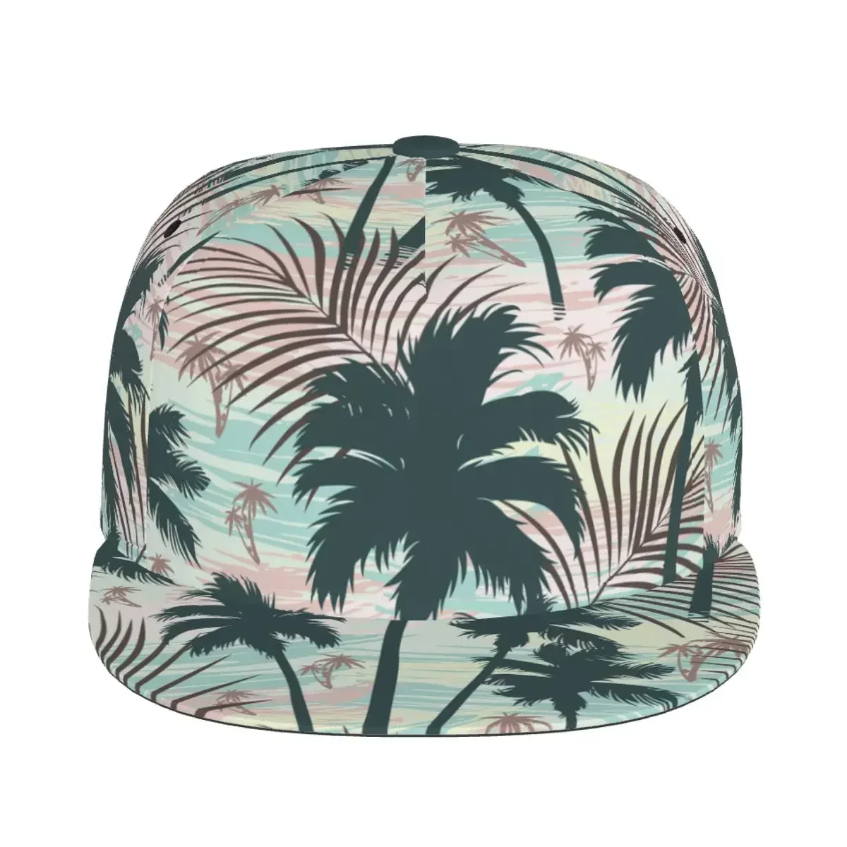 West Coast style Palm Trees 3D Print Baseball Cap Casual Sun Hat Elegant Ethnic Style Fashion Stage Hip Hop Women Men