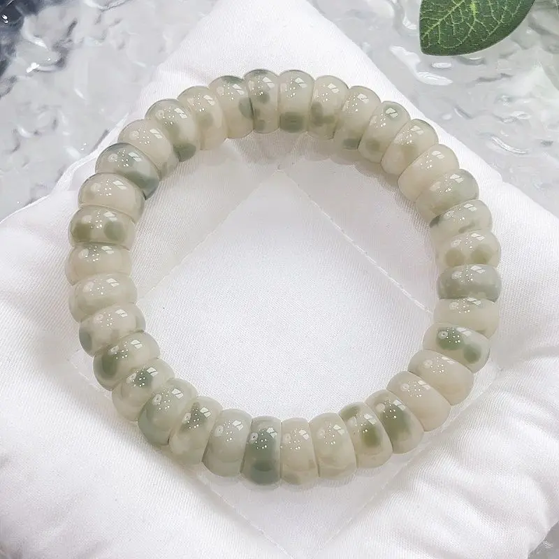 Macaron Bowl Intestinal Bodhi Bracelet Decompression Plate Play Natural Bodhi Root Buddha Beads Silent Beads WenPlay Hand String