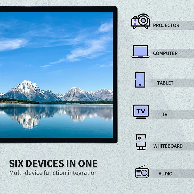 43 55 65 Inci Monitor Layar Sentuh Pengajaran Online Papan Pintar Semua Dalam Satu Pc Papan Tulis Interaktif Elektronik Digital