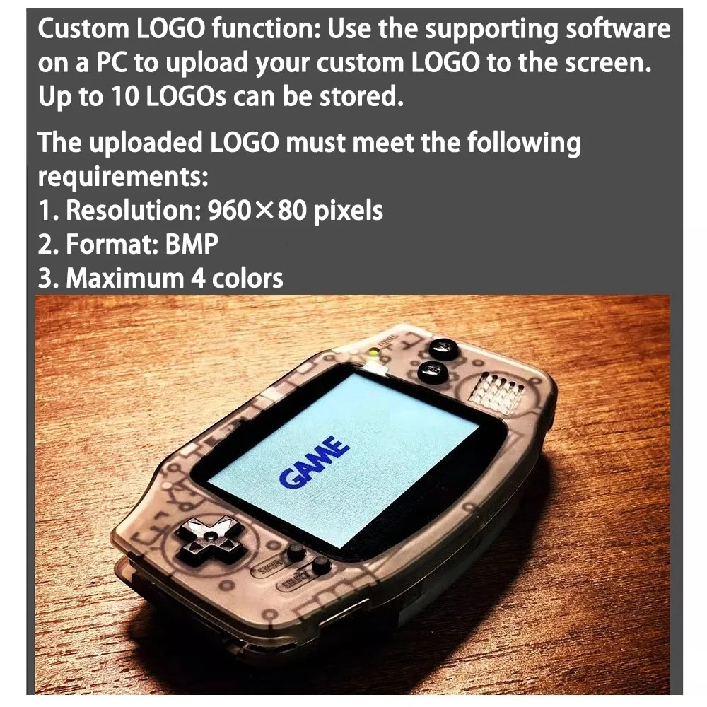 kit-schermo-lcd-laminato-ips-max-da-32-pollici-con-scocca-dedicata-per-gameboy-advance-gba-schermo-personalizzato-con-logo-illuminato-ips-v4-max