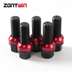 16/20Pieces Wheel B12.9 Grade Forged Bolts Nuts Screw for Benz Audi Porsche VW Golf 5/6/7 CC A4 A5 A6 M14*1.5 14*1.25 15x1.25