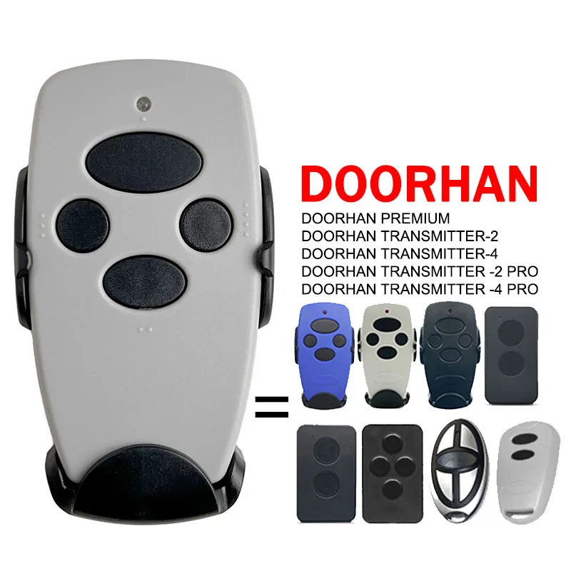DOORHAN-Télécommande SMITTER NATO 2PRO 4PRO pour Porte Garage, 433MHz, Porte-clés