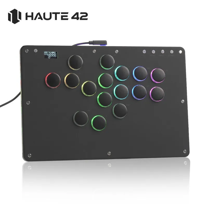 Controlador de lucha arcade Haute42 T Series Hitbox EVO 2024, ganador del premio al mejor hardware personalizado, para jugadores de Street Fighter 6.