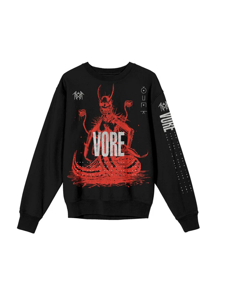 

k Metal Core Band Sp Mark Loose Fit round Ne Sweatirt Pure Cotton Autumn Winter ex Digital Direct Spray Printed...