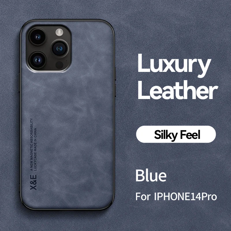 جراب جلد الغنم المغناطيسي للآيفون ، مقاوم للصدمات ، غير لامع ، غطاء الوفير الناعم ، فاخر ، 15 ، 14 ، 13 ، 12 ، 11 Pro Max ، Mini ، XR ، XS ، 8 ، 7 Plus