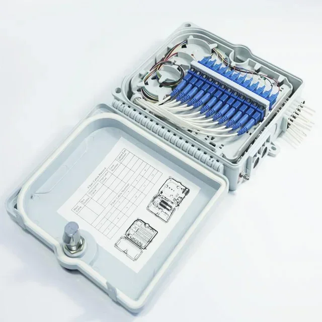 fiber optic 8core rackmount terminal box