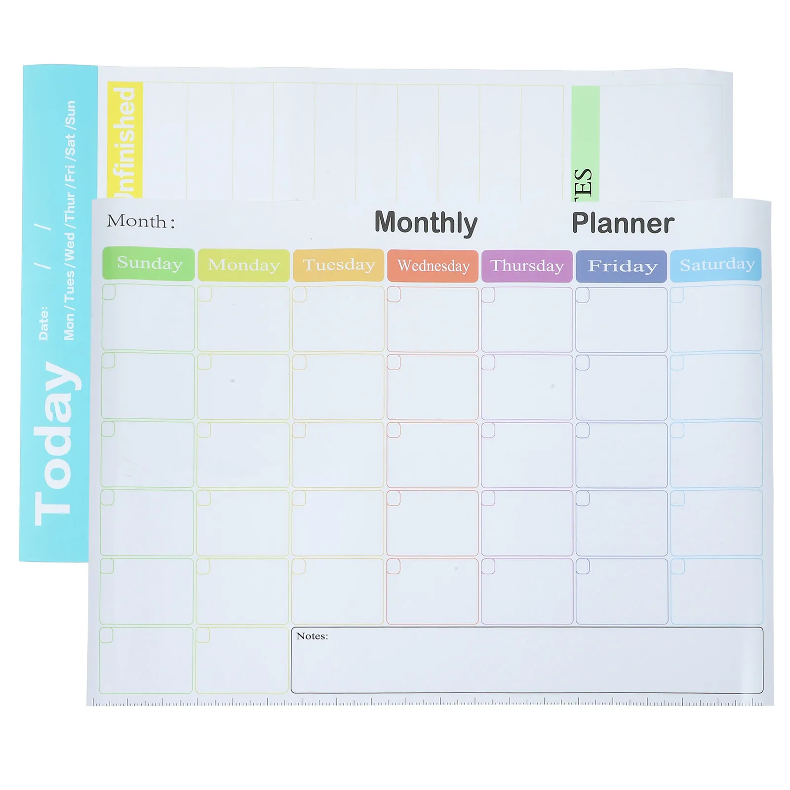 2-pegatinas-magneticas-de-calendario-para-pizarra-blanca-organizador-de-escritorio-planificador-de-borrado-en-seco-lista-de-tareas-rastreador-de-horarios-bloc-de-notas
