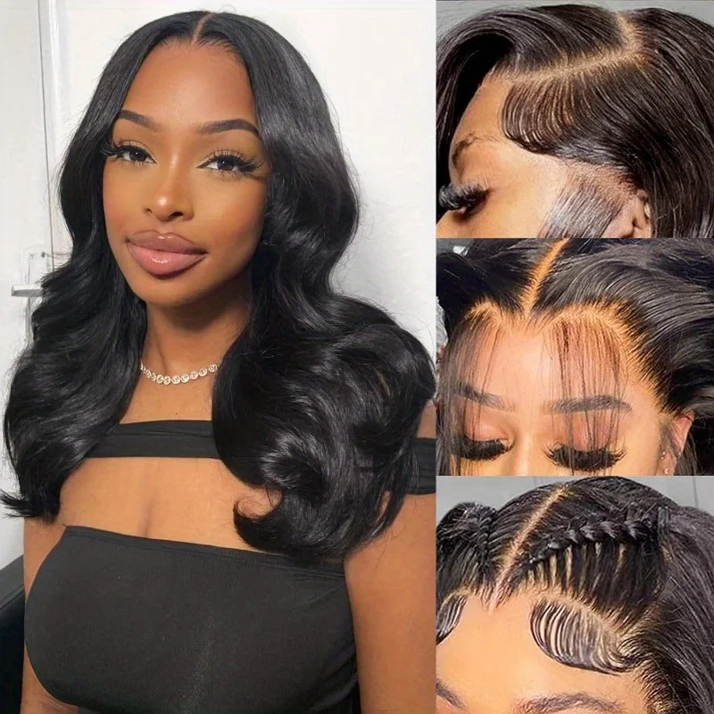 On Sale Body Wave Human Hair Wigs 13x6 13x4 HD Lace Front Wigs Glueless 250% Density Pre Plucked Pre Cut With Baby Hair Ready To Wear For Black Women