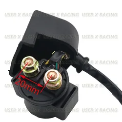 USERX Universal Motorcycle Starter Relay Solenoid for 4-Stroke GY6 Engine 50cc 70 cc 90cc 110 cc 125cc 150cc 200cc 250cc ATV